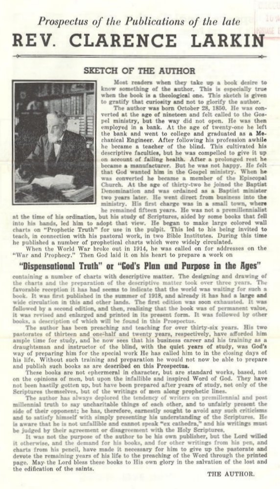 Clarence Larkin Newspaper ad