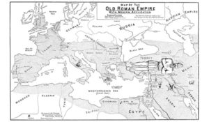 The Old Roman Empire Map Chart